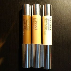 Clinique Chubby Stick Shadow Tint for Eyes x3